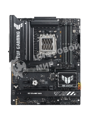 Материнская плата ASUS TUF GAMING B650E-PLUS WIFI, AM5, AMD B650, 4xDDR5, 4xSATA, 3xM.2, 1xPCIe 5.0 x16, 1xPCIe 4.0 x4, 2xPCIe 4.0 x1, 1xDisplayPort, 1xHDMI, 1x2.5Gb LAN, Wi-Fi 6E, Bluetooth 5.3, 1xUSB-C 20Gbps, 3xUSB-A 10Gbps, 6xUSB-A 2.0, 5x3.5 мм, 7.1, ATX