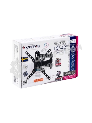 Кронштейн для LED/LCD телевизоров Kromax DIX-13 черный