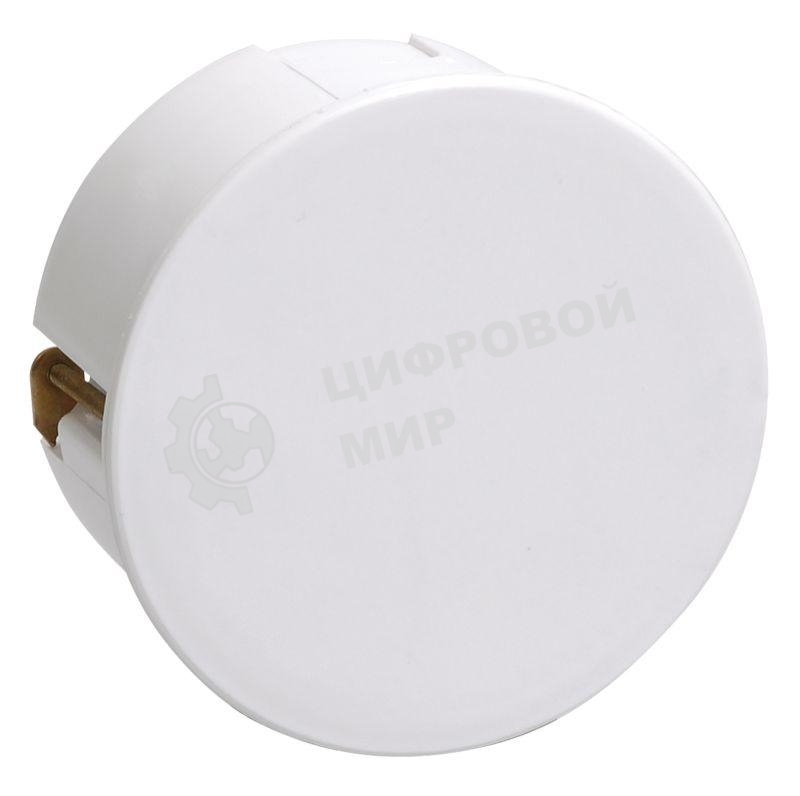 Коробка распаячная СП 80х40 КМ41024 для полых стен (метал. лапки. с крышкой) IEK UKG01-080-040-000-M