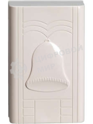 Звонок дверной проводной Гонг электромеханич. гонг два удара 220В 80-90дБА свет. беж. Тритон ГН-01С