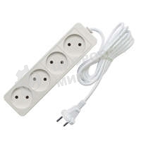 Удлинитель 4х3 м без заземл. 10А IP20 2.2 кВт Союз 481S-1403