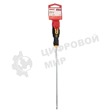 Отвертка шлицевая Rexant SL 4х200 мм, двухкомпонентная рукоятка