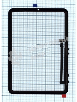 Сенсорное стекло (тачскрин) для iPad Mini 6 2021 (A2567, A2568), черное