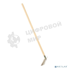 Грабли 14-зубые витые Сибртех, 340 мм, нерж. сталь, черенок в/с