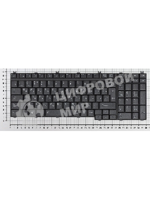 Клавиатура для ноутбука Toshiba Satellite A500 A505 L350 L355 L500 L505 L550 P200 черная матовая