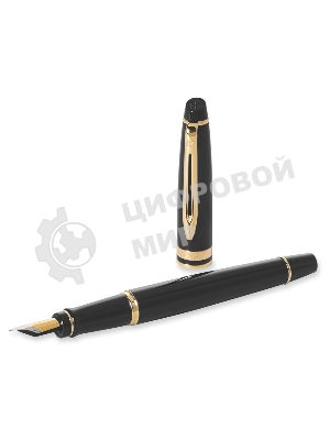 Ручка перьевая Waterman Expert 3 (CWS0951640) Black Laque GT, F, сталь, подарочная коробка