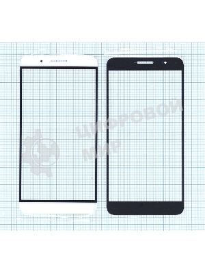 Стекло для Huawei ShotX/Honor 7i белое
