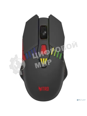 Мышь беспроводная Acer Nitro OMR305 черный, 3200 dpi, радиоканал, Bluetooth, USB, кнопки - 8