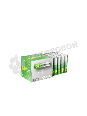 Алкалиновые батарейки GP Super Alkaline G-Tech 24А ААA - 40 шт. в пленке