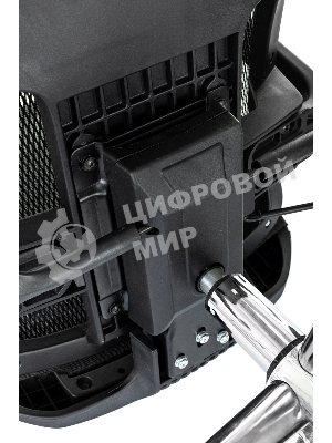 Кресло руководителя Бюрократ MC-912-H черный, сетка с подголов. крестов. металл хром