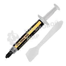 Термопаста ExeGate ETG-9WMK Gold, шприц с лопаткой, 4г