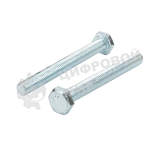 Болт шестигранный Kranz DIN 933, 10х90, короб (10 шт./уп.)