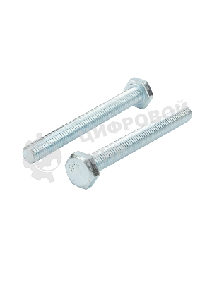 Болт шестигранный Kranz DIN 933, 10х90, короб (10 шт./уп.)