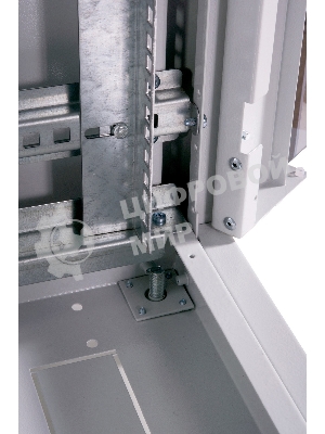 Шкаф телекоммуникационный напольный ЭКОНОМ 48U (600 × 800) дверь стекло, дверь металл