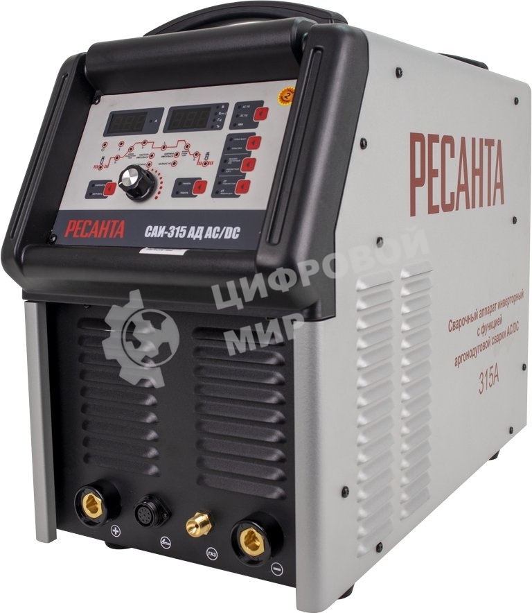 Сварочный аппарат Ресанта САИ-315АД инвертор MMA DC/TIG DC 13.8кВт