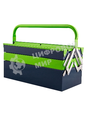 Ящик для инструмента Сибртех 430х200х200 мм, пять секций, металлический