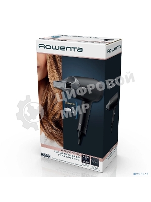 Фен Rowenta Express Style CV1803F0 черный/серый, 1600 Вт, компактный