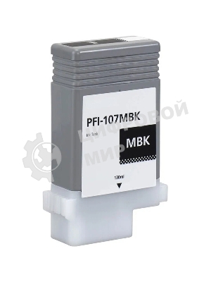 Картридж струйный Canon PFI-107MBK (6704B001) черный матовый (130 мл) для Canon iP F680/685/780/785