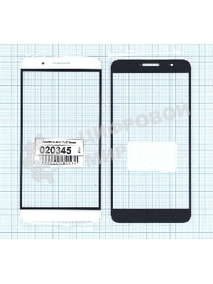 Стекло для Huawei ShotX/Honor 7i белое