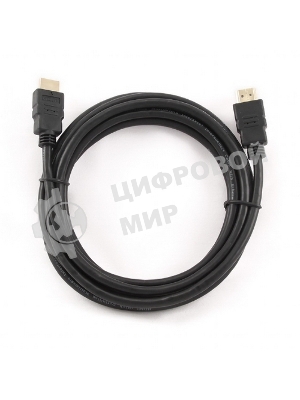 Кабель Cablexpert HDMI CC-HDMI4-15, 19M/19M, v2.0, медь, позол.разъемы, экран, 4.5м, черный, пакет