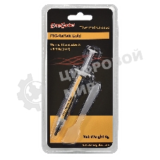 Термопаста ExeGate ETG-9WMK Gold, шприц с лопаткой, 4г