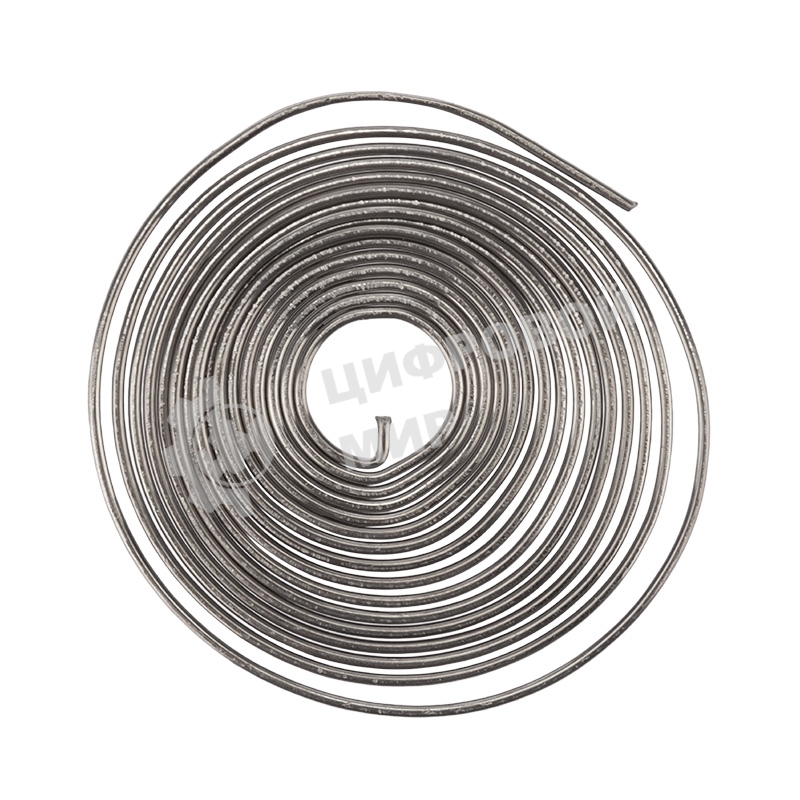 Припой с канифолью ПОС-61 Rexant, 1 м, Ø0.8 мм, (олово 61%, свинец 39%), спираль, конверт