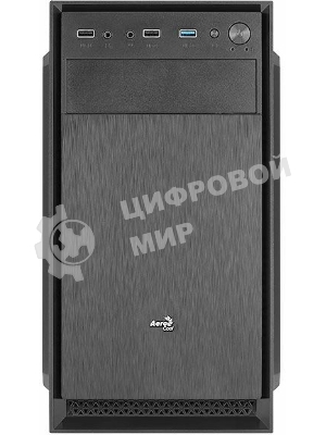Компьютерный корпус Aerocool/Formula CS-104-S-BK-v1 черный без БП mATX 1x120мм 1xUSB 2.0 1xUSB 3.0 audio