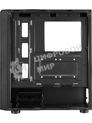 Компьютерный корпус без блока питания Cooler Master Elite 500, 2xUSB3.2, 1x120Fan, w/o PSU, Black, w/o ODD, Window TG left panel, ATX
