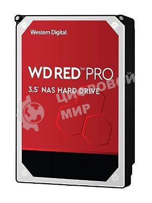Жесткий диск WD Original SATA-III 16Tb WD161KFGX NAS Red Pro (7200rpm) 512Mb 3.5