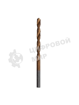 Сверло по металлу Matrix, 4 мм, HSS, нитридтитановое покрытие, цилиндрический хвостовик