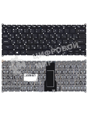 Клавиатура для ноутбука Acer Spin 5 SP513-51 черная