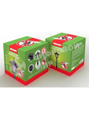 Антимоскитный садовый светильник Rexant на солнечной батарее R20