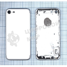 Задняя крышка для iPhone 7 (4.7) серебристыйя