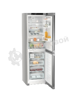 Холодильник Liebherr CNSFC 573I-22 001 серебристый двухкамерный 225/123л морозилка снизу