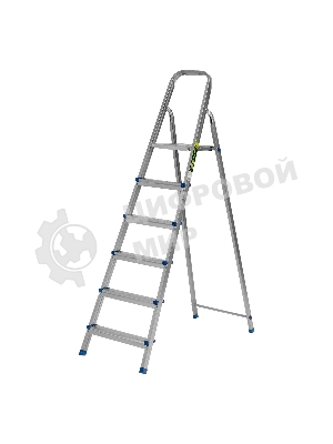Стремянка Сибртех 6 ступеней, стальная, оцинкованная