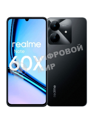 Смартфон Realme Note 60х, 3/64Gb, черный