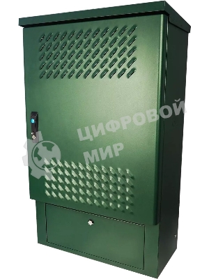 Шкаф уличный всепогодный укомплектованный настенный ЦМО ШТВ-Н, IP65, 18U, корпус: сталь, 900х600х530 мм (ВхШхГ), серый