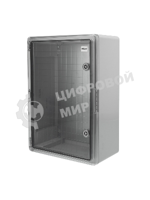 Корпус пластиковый ЩМПп Rexant с прозрачной дверцей и монтажной панелью 500х350х190мм, АБС, УХЛ1, IP65