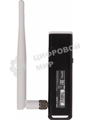 Адаптер TP-Link SOHO TL-WN722N 150Mbps High Gain Wireless N USB Adapter with Cradle, 1T1R, 2.4GHz, 802.11n/g/b, 1 detachable antenna