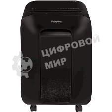 Шредер Fellowes PowerShred LX200 черный (секр.P-4)/перекрестный/12лист./22лтр./скрепки/скобы/пл.карты
