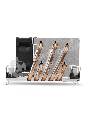 Кулер для процессора ExeGate ESNK-P0078AP4.PWM.2U.4189.Cu серебристый, 60 мм, алюминий/медь, 8000 об/мин, 54.3 дБ, 4 pin, 300 Вт, 66.3 мм