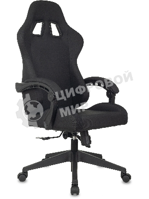 Кресло Бюрократ Zombie Predator Neo Black черный, экокожа, 120 кг, механизм качания