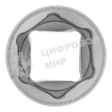 Головка торцевая Matrix, 19 мм, 6-гранная, CrV, под квадрат 1/2