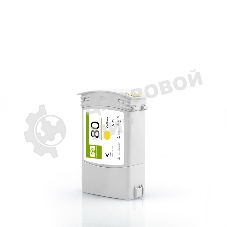 Картридж струйный NVPrint 80 (NV-C4848A) Yellow для HP DesignJet 1050c, 1055см (400 мл)