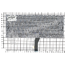 Клавиатура для ноутбука MacBook A1369 большой ENTER без подсветки 2010+
