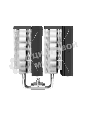 Кулер для процессора SAMA A60E (265W, 4-pin PWM, 156.5mm, 6x6mm, 2x120мм, 78CFM, 29dBA, 2200RPM, S: 1851/1700/1200/115X, AM5/AM4, серебристый)