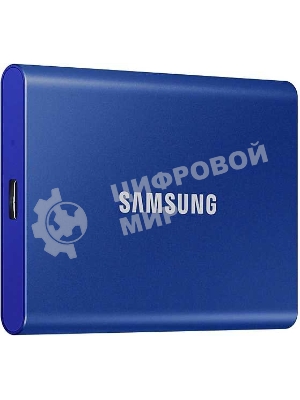Внешний SSD Samsung T7, 1TB, USB 3.2 Gen 2 Type-C, R/W 1050/1000, синий