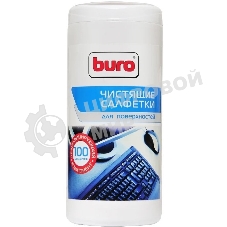 Салфетки Buro BU-Asurface для поверхностей туба 100 шт влажных