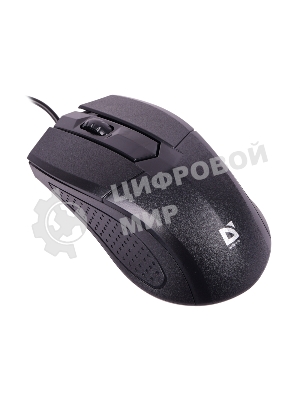 Мышь проводная Defender Optimum MB-270 черный, 1000 dpi, USB, кнопки - 3