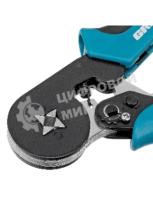 Клещи для обжима наконечников электропроводов Gross 17724 с сечением 0,25-8 мм2